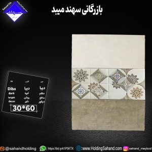 کاشی دیبا سایز ۶۰*۳۰