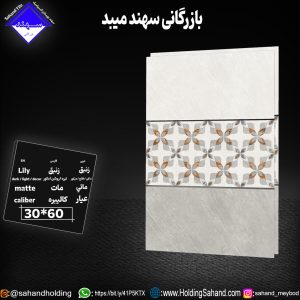 کاشی زنبق سایز 60*30 